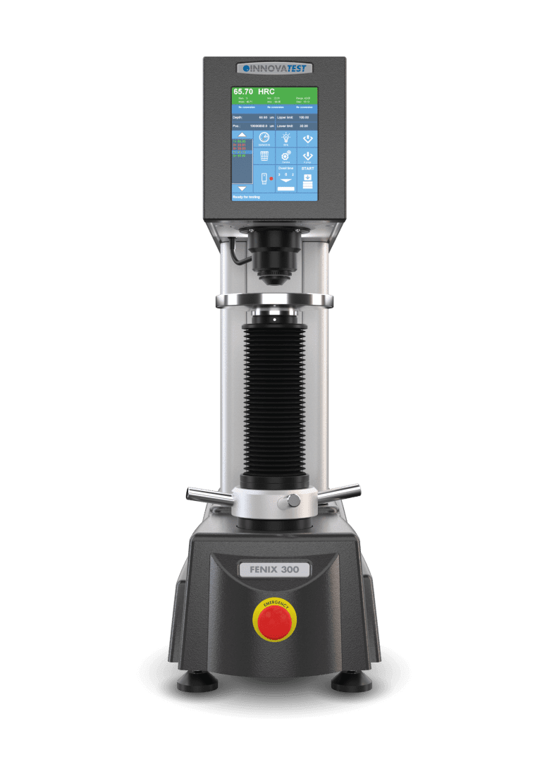 Durômetro INNOVATEST da família FENIX, imagem ilustrativa da configuração FENIX 200DCLP